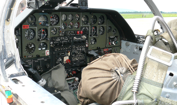 Das Cockpit der Anfang der 70er Jahre beschafften 105 Ö.