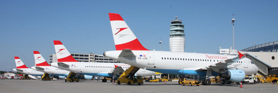 Die Austrian Airlines ist und bleibt der wichtigste Partner des Flughafen Wien (Foto: M. Dichler)