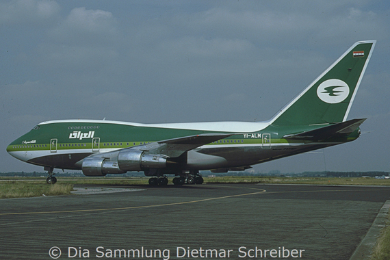 Und mit etwas Glück, konnte man auch einen der seltenen Boeing 747SP Jumbos in Wien zu Gesicht bekommen.